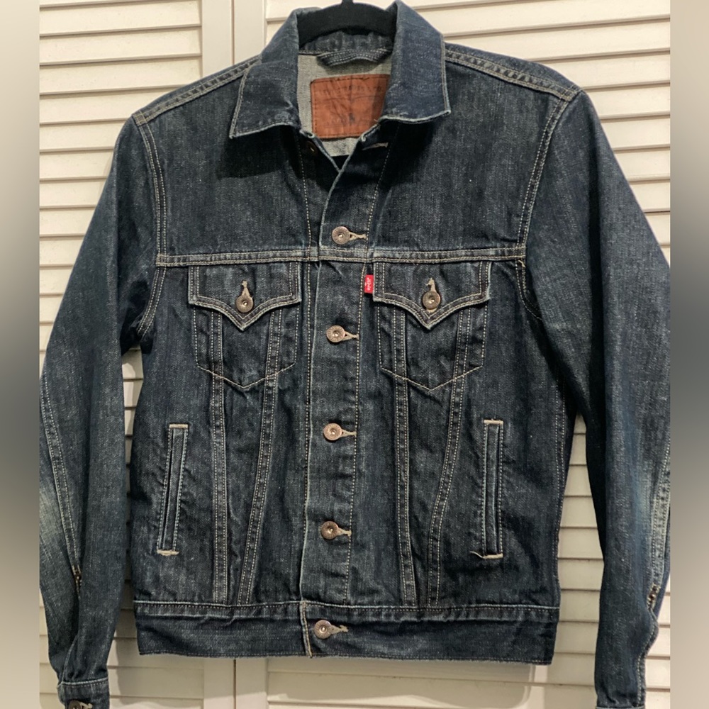 Levi Strauss Jean Jacket Size S Slim Trucker